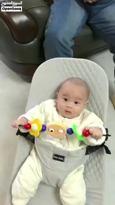 راحة مثالية لطفلك مع كرسي هزاز وعربة للاطفال الذكي!* إذا كنتِ 4