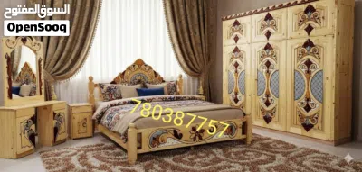 غرف نوم خشب سويدي يوجد نقشات ملونه او نقشات صافي اختر المناسب لك 2