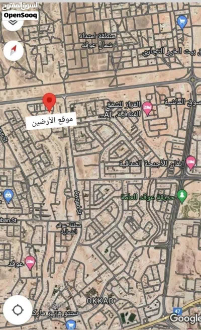 أرضين صك للبيع صلاله عوقد الشماليه مربع و مفتوحة من3إتجاهات وقرب مسجد وعلى شارع قائم.قرب الشارع عام 4