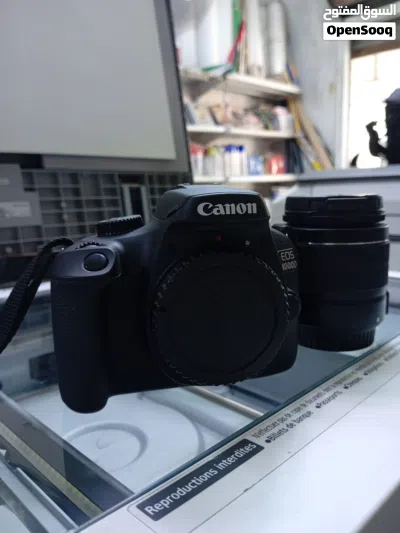 فرصة لا تعوض: كاميرا Canon EOS 4000D (موديل 2018) بحالة الوكالة! بسعر مغري وحرق 3