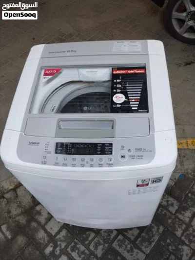 LG washing machine fully automatic 13kg good condition and working properly good with warranty with 2