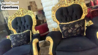 طقم كنب مصري دمياطي ملوكي خشب مصري مكون من أربع كنبايات وكنباي كبيرة 4