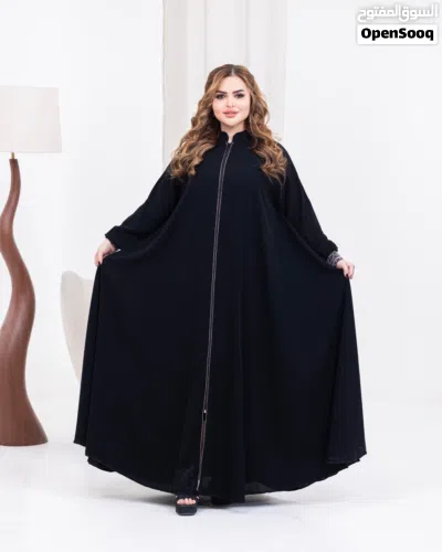 عبايات خليجية سواد فاحم كويتي 3