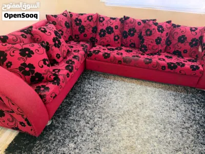 طقم كنب 7 مقاعد بحالة جيدة 4