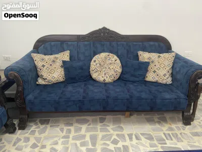 طقم كنب خشب زان استعمال بسيط 2