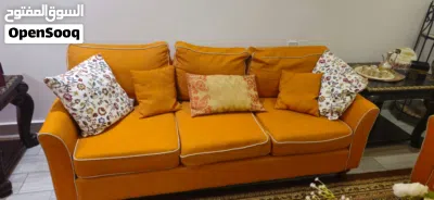 100KD Orange sofa set- Safat home 2