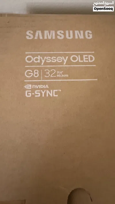 SAMSUNG Odyssey G8 32" G80 UHD OLED Gaming Monitor with Smart features 240Hz Refresh 3