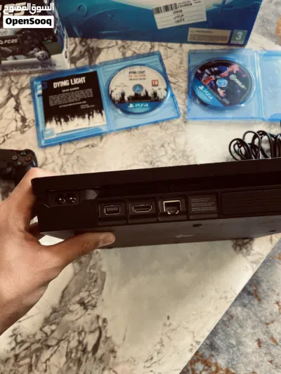 بلايستيشن فور سلم الله يبارك نضيف نضيف 500قيقا وزوز يدين ومامل بي ملحقته بي باكو متعه سعر 1750خاص 2