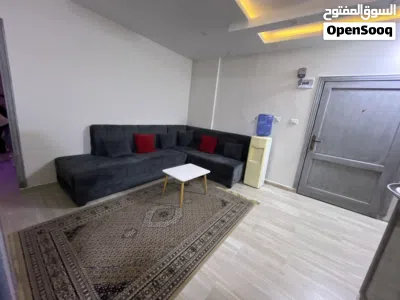 شقة ارضية مفروشة جديدةغرفة وصالة للايجار .. مجمع عمان الجديد (شامل الماء والانترنت) 2