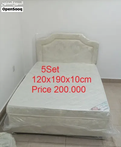 طقم سرير ديفان مكون من 5 قطع، 90×190×10 سم Divan Bed 5set 90x190x10cm 2