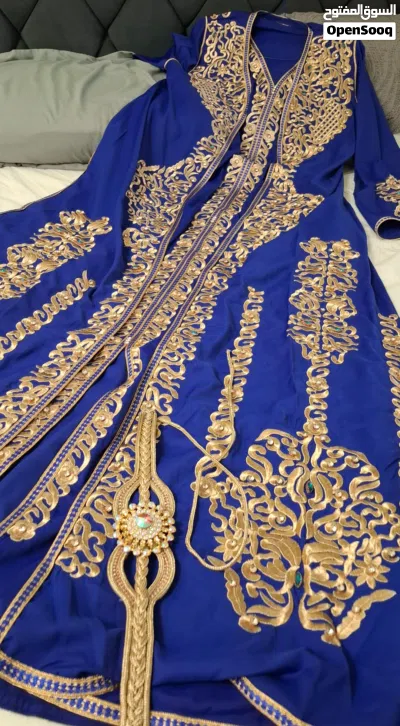 قفطان من قطعتين مع حزام او تطريز 4