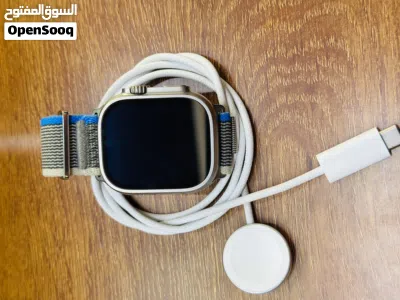 Apple watch ultra 2 49mm natural titanium one month shop warranty with original cable 3