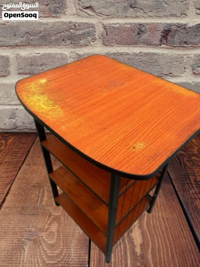 Multipurpose 3 layer Table with storage shelves 2
