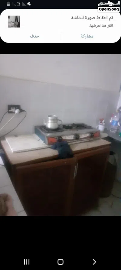 شقه لايجار مفروشه قريبه من بحر العجمي الهانوفيل شارع الاصدقاء قريبه من بحر 5دقايق مشي اليوم ب 250 2