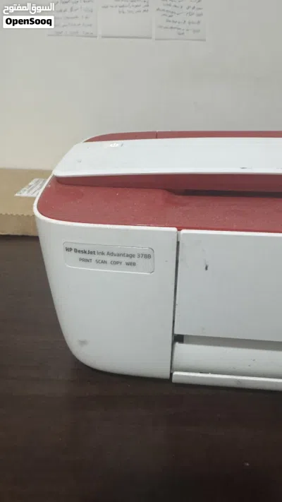 طابعتين HP 3788 الأولى شبه جديدة بحبر ملون كامل والثانية شغالة 100% بكسر خارجي بالغطاء 2