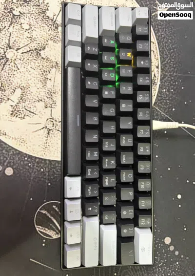 RGB gaming mechanical keyboard 61 keys 2
