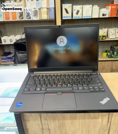 Laptop Lenovo E14 Core i5-1135G7 لابتوب للأعمال والدراسة والشغل المكتبي شاذ جداً شبة جديد مع الضمان 2