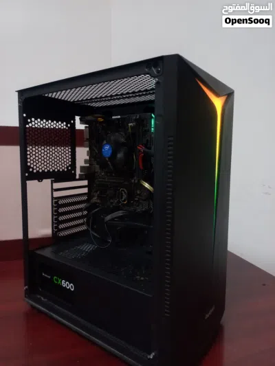 الحقق كومبو قطع بيسي i5 9400f MOTHERBOARD TUF H310M-PLUS GAMING مبرد هوائي كيس بورسبلاي 600W 320GB 3