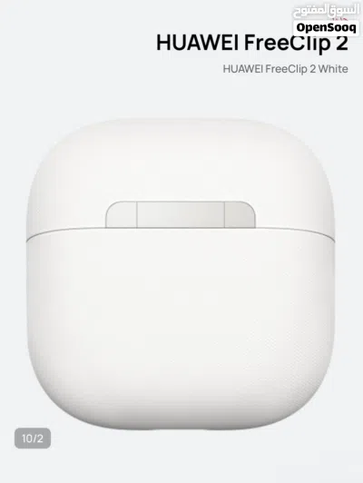 HUAWEI FreeClip 2 White سماعه اللون ابيض 4