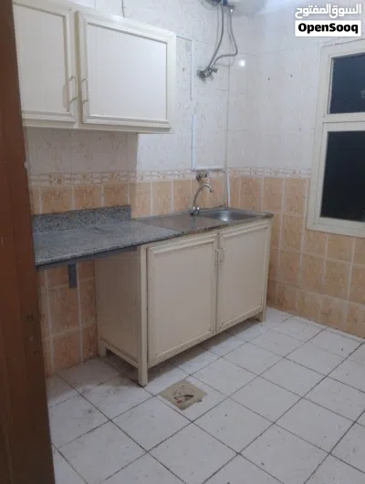For rent: One bedroom, living room, two bathrooms, and a kitchen. The famliving room is 6 meters. 4