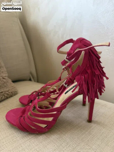 Hot Pink High Heels. Brand: Zara 3