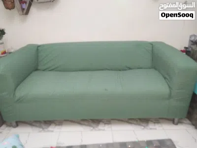 كنباي ثلاثيه عدد 2 للبيع بحاله ممتازه لون اخضر سعر نهائي 3