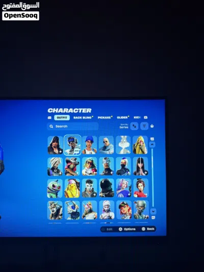 حساب فورت نايت اساسي السيزون 3 وحزمة تويتش ومضله ماكو 3