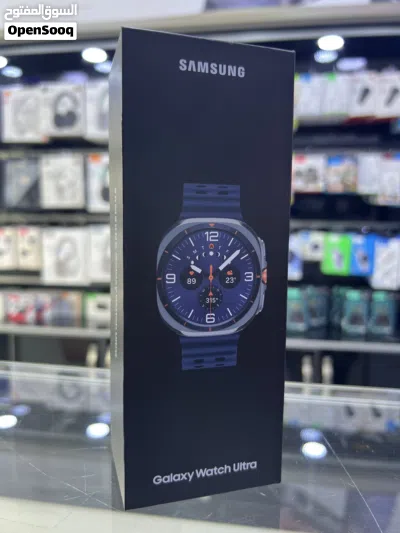 Samsung (watch Ultra) موديل (2025) متوفرة جديدة باللون ازرق تيتانيوم المميز حبة واحدة فــقــطــ 3