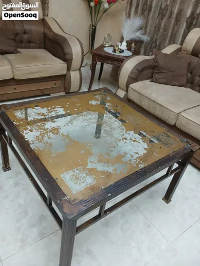 كنب للبيع مع البرادي ثقيل 200 قابل للتفاوض بشيء بسيط 2