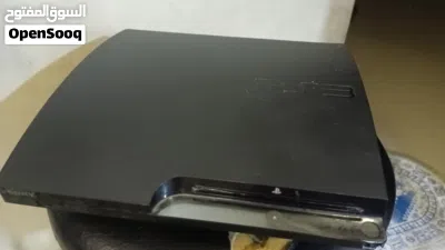 PlayStation 3 Slim من غير يد فقط سلك الطاقة PS3 Slim معدل HEN، سعة 320GB، إصدار شغال ممتاز، وجاهز 4
