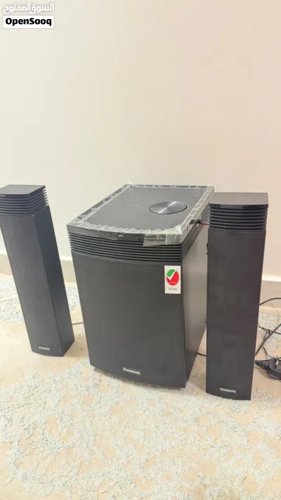 للبيع سماعة Panasonic 2.1 Channel Speaker System موديل SC-HT31GS-K. 2