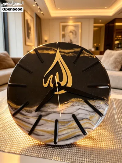 Custom Resin Wall Clocks ساعات ريزن حسب الطلب 3