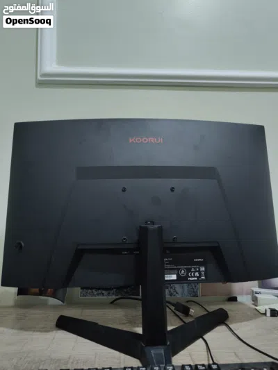شاشة العاب 180hz koorui e6ca كيرف 27 إنش شبه جديده 4