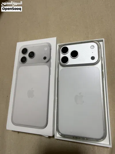 iPhone 17 pro max silver آيفون 17 برو ماكس وارد أمريكي جديد غير مشفّر 256 جيجابايت 2