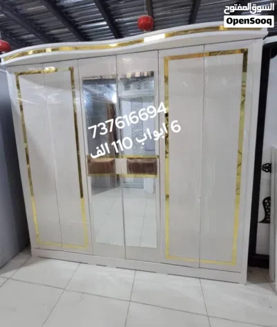 دواليب ملابس ابواب 6 ابواب تصميم تركي 4