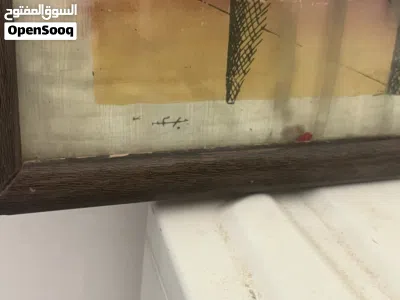 لوحة فنية أصلية مرسومة يدويًا على ورق البردي المصري تصور مشهد التحنيط القديم. 3