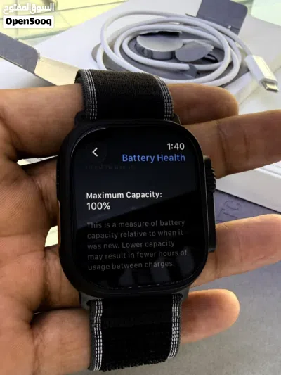Apple Watch Ultra3 49mm Under Warranty Apple 11Months Battery health 100%with Original Cables 3