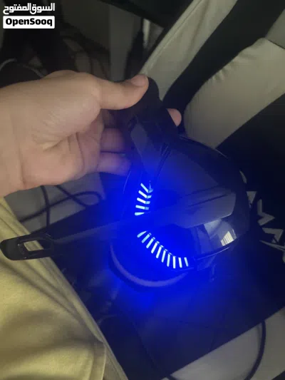 سماعه جيمنج rgb شبه جديده ونظيفه 3