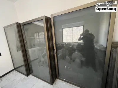 واجهات دبل جلاس مقطع خاص 200*200 مع الاباجور و الماتور 4