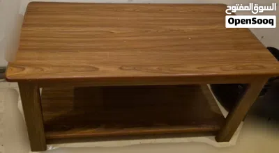 Two new tables for the home, made of beech wood. One is brown and heavy, excellent quality, and the 3
