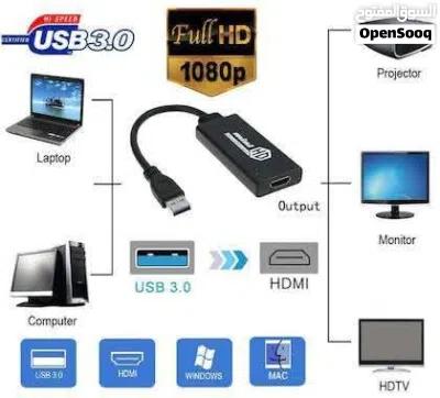 محول من USB إلى HD 4