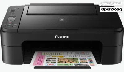 طابعة واستنساخ و سكنر و واي فاي canon pixma ts 3140 الطابعة مستخدمه نظيفة 3