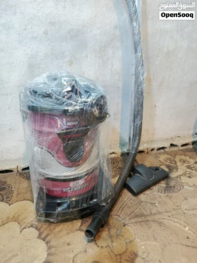 مكنسه كهربائيه برميل 2400واط نوع ناشونال شفط قوي مستعمل بحال الوكاله نظيف يوجد توصيل 2