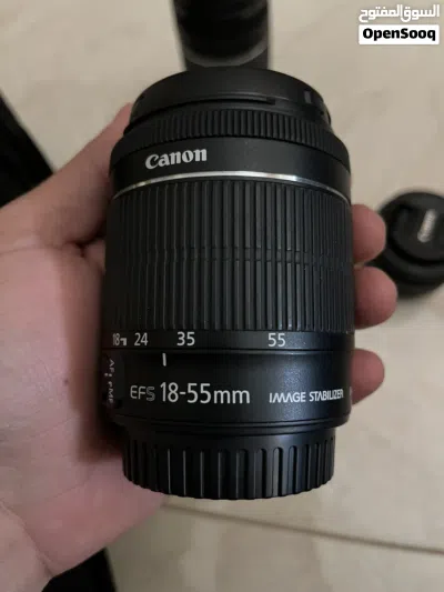 كاميرا كانون 750 دي مع 3 عدسات Canon DSLR 750D 4