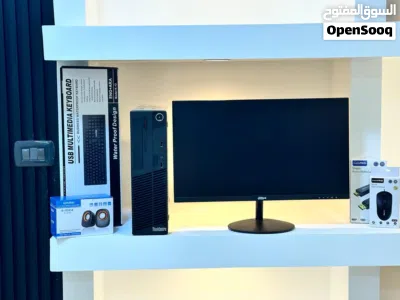 كمبيوترات كور اي سفن مع شاشات جديده 24 انش جديده بلكرتونه بمواصفات قويه جدا وبسعر مغري فقط ب 179 3