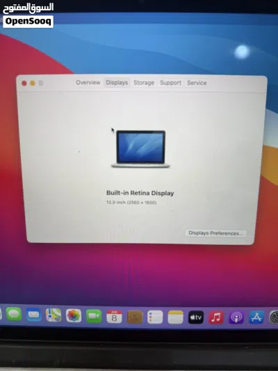ماك بوك برو 2014 core i5 8gb ram 250gb ssd 4