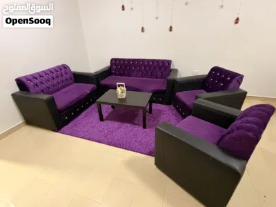 فقط 60 ريال طقم كنب كامل مع طاولة وسجاد 3+2+1+1 4