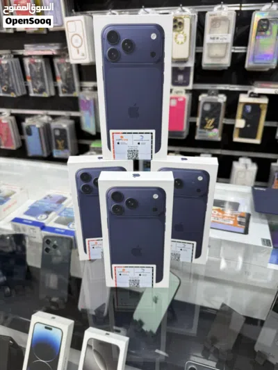 iPhone 17 Pro Max 256GB كحلي نسخة الوكيل ABM كفالة سنتين شريحة 4