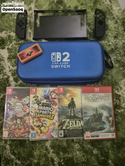 تأتي مع جهاز و 4 اشرطهNintendo Switch 2 السعر قابل للتفاوض 2