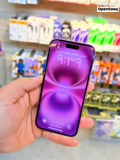 ايفون 16 ذاكره 128 بطارية 93 نظافه 100% ضمان 5 ايام 4